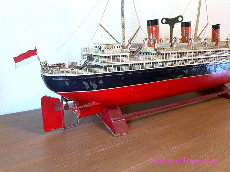 Bing Ocean Liner Tin Windup Leviathan 40" <FONT COLOR="ff000 ">*SOLD*</font> - Image 16