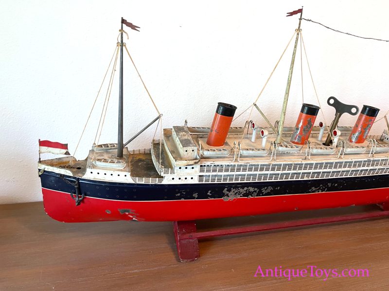 Bing Ocean Liner Tin Windup Leviathan 40" <FONT COLOR="ff000 ">*SOLD*</font> - Image 7