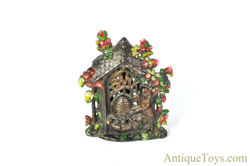 Cast Iron Bears Stealing Honey Still Penny Coin Bank <FONT COLOR="ff000 ">*SOLD*</font> - Image 2