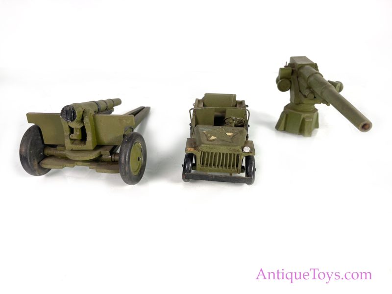 Army Wooden Jeep and Cannon War Models <FONT COLOR="ff000 ">*SOLD*</font> - Image 3