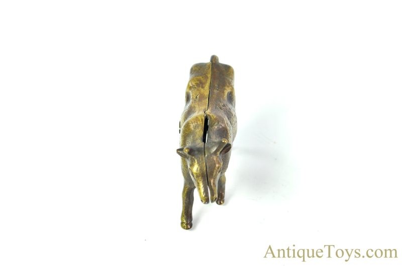 A.C. Williams Brass Gold Cow Still Coin Penny Bank <FONT COLOR="ff000 ">*SOLD*</font> - Image 4