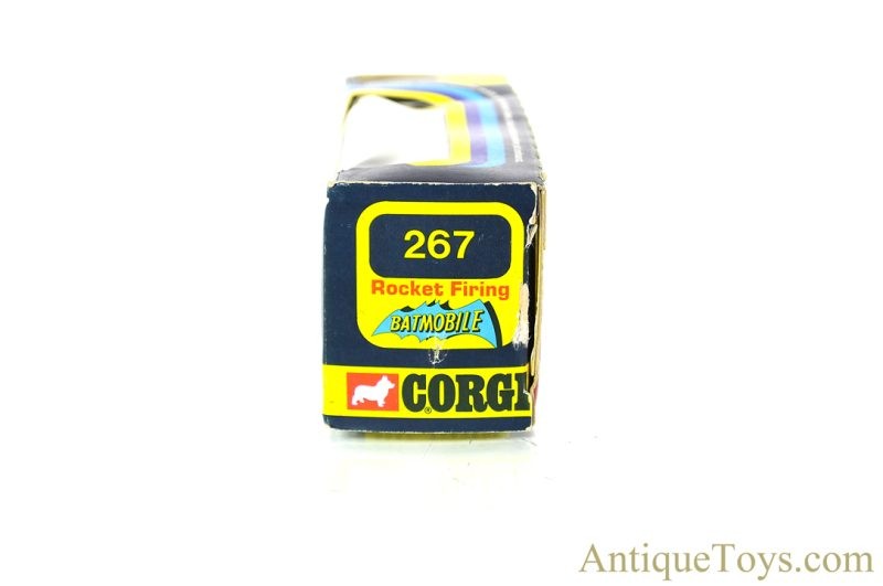 Corgi Toys Mettoy-Playcraft Toys Diecast #267 "Rocket Firing Batmobile" in Box <FONT COLOR="ff000 ">*SOLD*</font> - Image 7