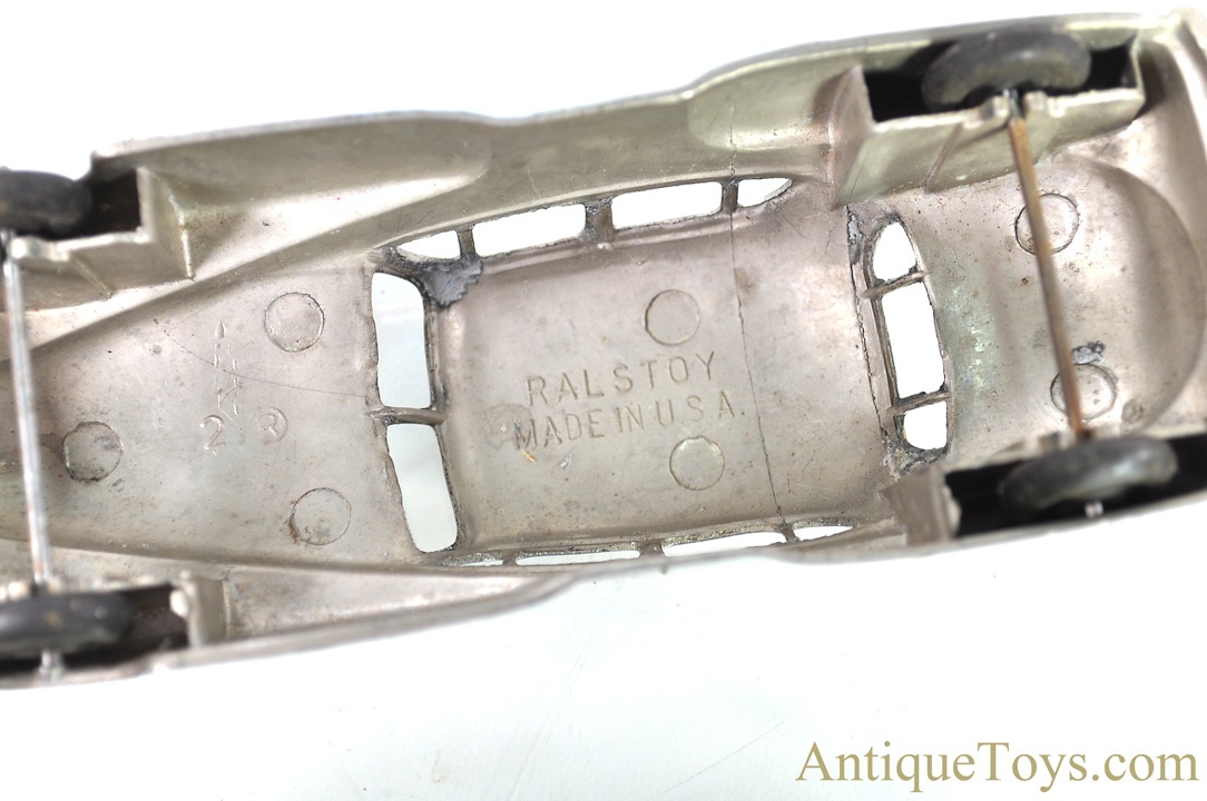 Erie Toys Co. & Ralstoy Toys Aluminum Set of 3 Lincoln Zephyr Cars