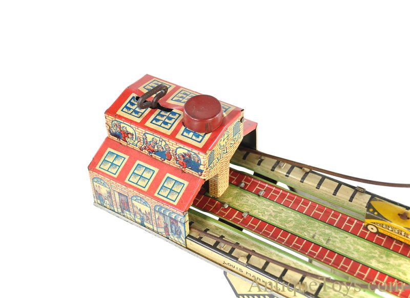 Marx ca. 1930's Tin Lithographed Windup "Busy Bridge" <FONT COLOR="ff000 ">*SOLD*</font> - Image 4