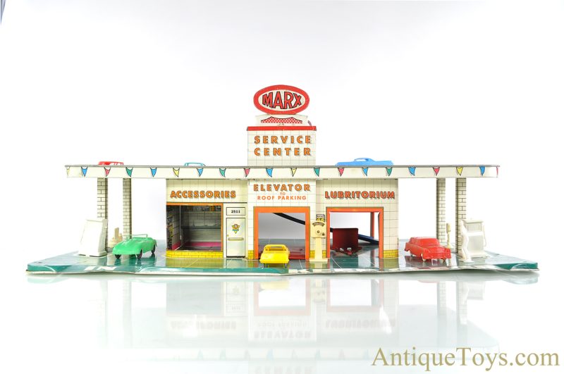 Marx Tin Lithographed "Service Center" & Accessories for Sale <FONT COLOR="ff000 ">*SOLD*</font>