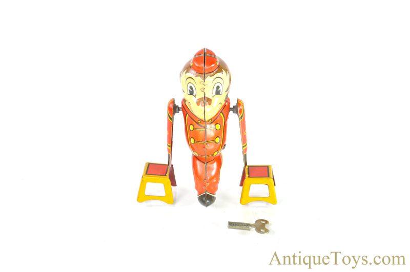 Marx Tin Lithographed Windup "Tumbling Monkey" <FONT COLOR="ff000 ">*SOLD*</font>