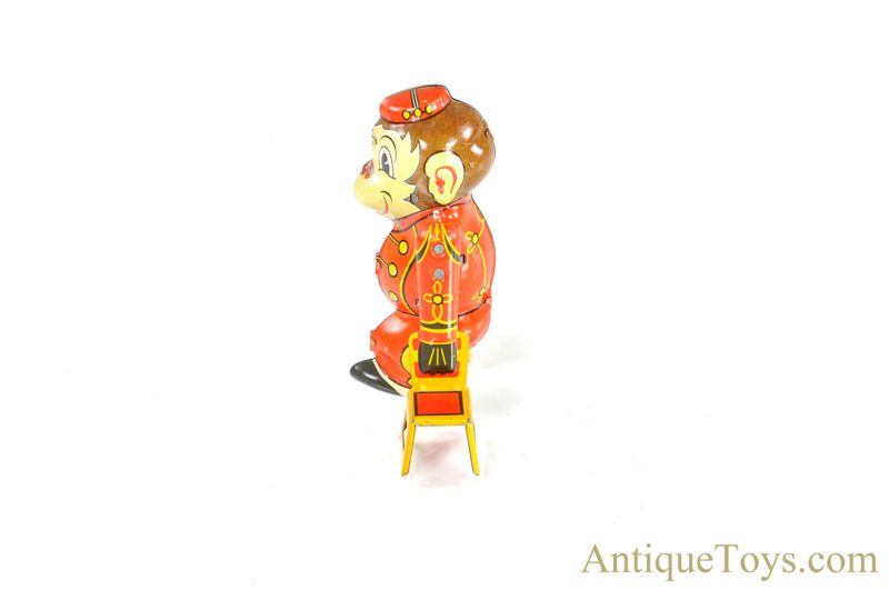 Marx Tin Lithographed Windup "Tumbling Monkey" <FONT COLOR="ff000 ">*SOLD*</font> - Image 4