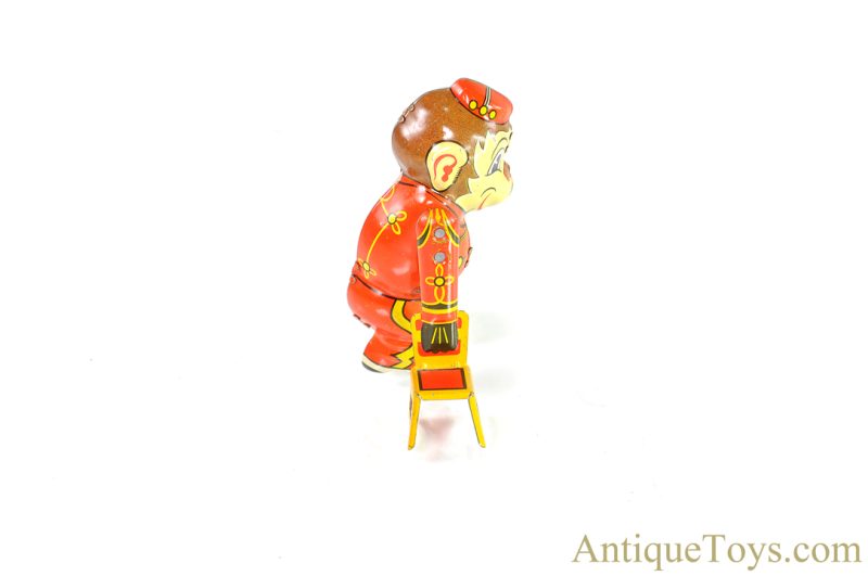 Marx Tin Lithographed Windup "Tumbling Monkey" <FONT COLOR="ff000 ">*SOLD*</font> - Image 3