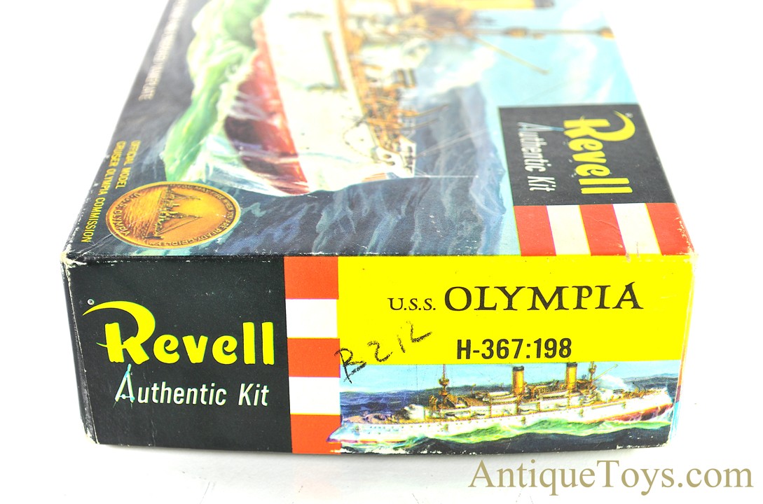 Revell, Inc. Plastic Official Model Cruiser U.S.S. Olympia H