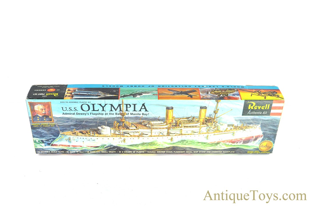 Revell, Inc. Plastic Official Model Cruiser U.S.S. Olympia H