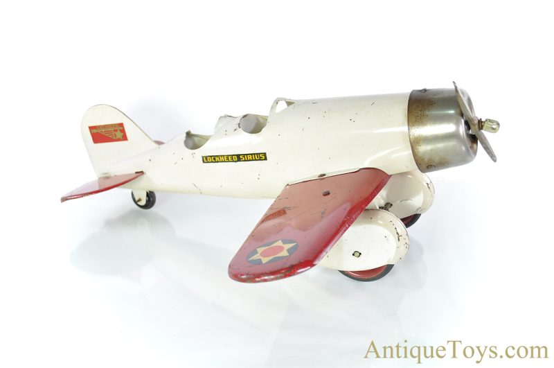 Steelcraft/Murray Pressed Steel Lockheed Sirius Airplane <FONT COLOR="ff000 ">*SOLD*</font> - Image 2