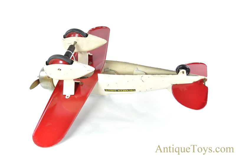 Steelcraft/Murray Pressed Steel Lockheed Sirius Airplane <FONT COLOR="ff000 ">*SOLD*</font> - Image 6
