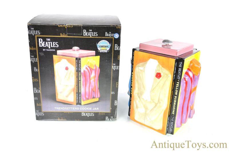 Vandor Trendsetters Limited Edition 780/3600 Beatles Cookie Jar New in Box <FONT COLOR="ff000 ">*SOLD*</font>