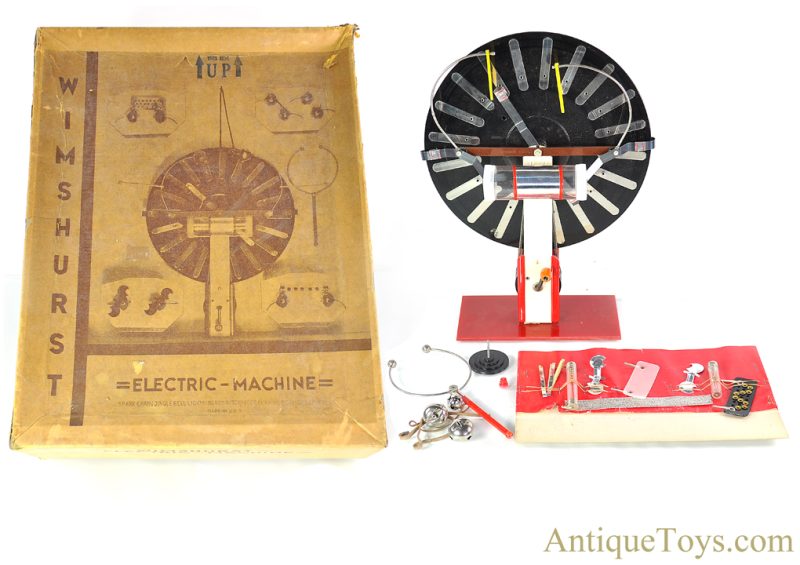 Whimshurst "Electric Machine" Influence Machine Electrostatic Generator Toy Kit in Box <FONT COLOR="ff000 ">*SOLD*</font>