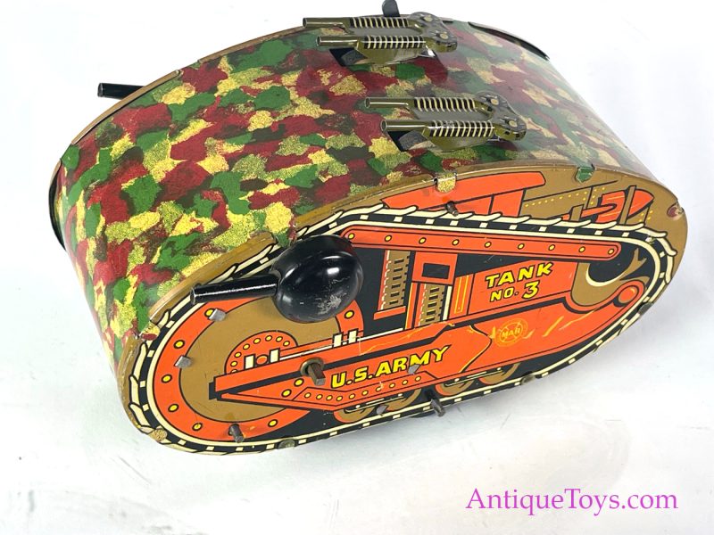 Marx U.S. Army No.3 Tank <FONT COLOR="ff000 ">*SOLD*</font> - Image 4