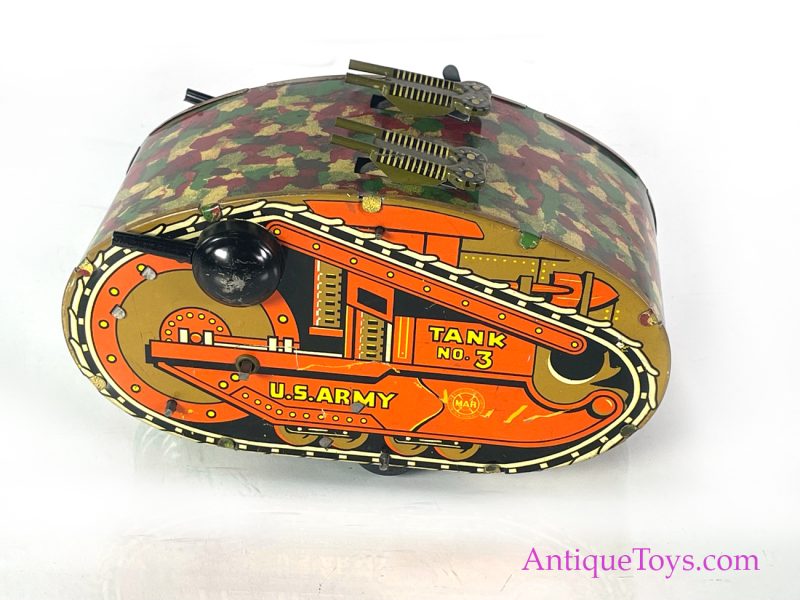 Marx U.S. Army No.3 Tank <FONT COLOR="ff000 ">*SOLD*</font> - Image 5