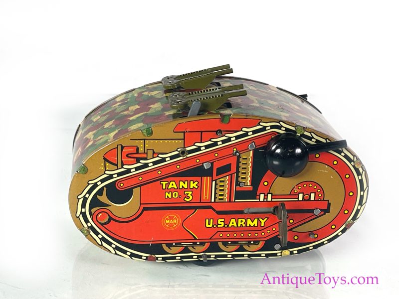 Marx U.S. Army No.3 Tank <FONT COLOR="ff000 ">*SOLD*</font>