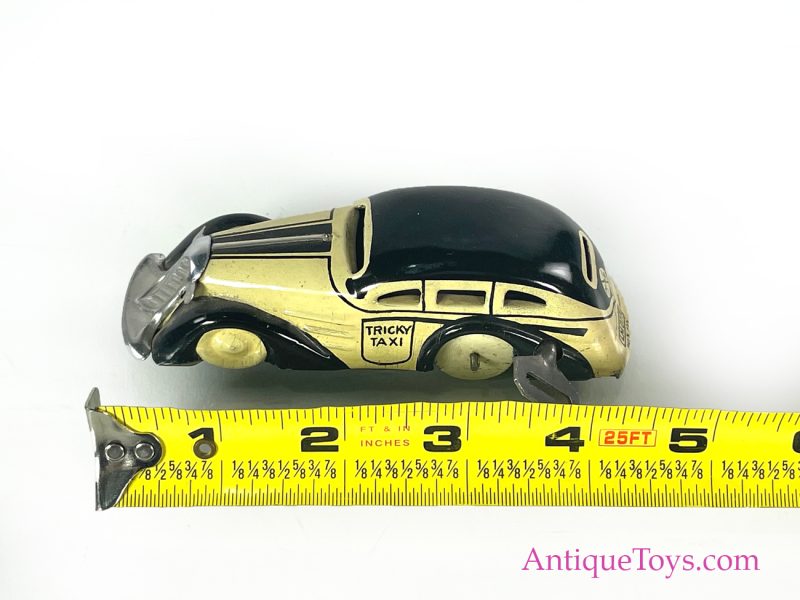 Marx ca. 1930s Tin Lithographed Windup "Tricky Taxi" <FONT COLOR="ff000 ">*SOLD*</font> - Image 9