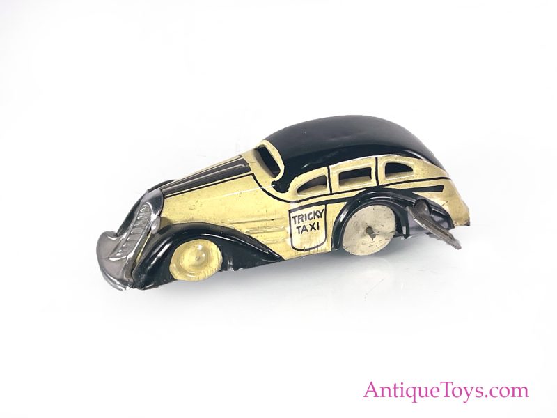 Marx ca. 1930s Tin Lithographed Windup "Tricky Taxi" <FONT COLOR="ff000 ">*SOLD*</font> - Image 7