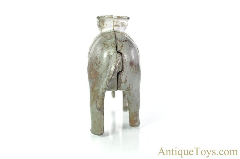 A.C. Williams ca. 1906 Cast Iron Large Elephant Mechanical Penny Coin Bank <FONT COLOR="ff000 ">*SOLD*</font> - Image 8