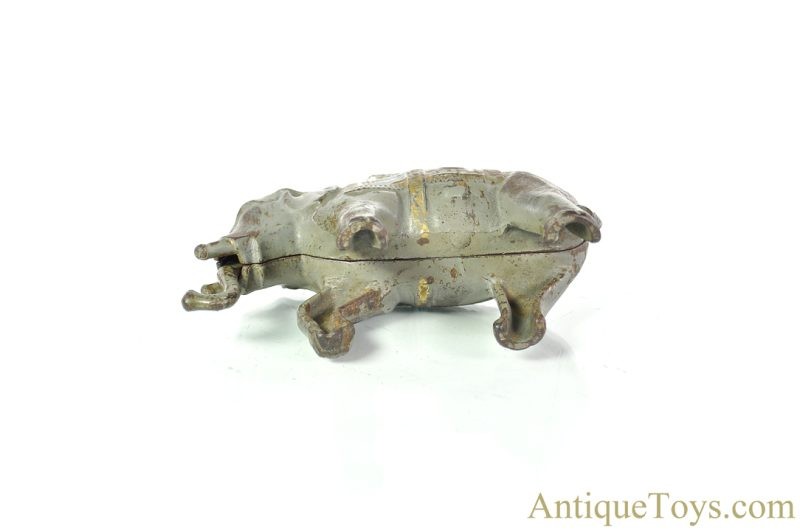 A.C. Williams ca. 1906 Cast Iron Large Elephant Mechanical Penny Coin Bank <FONT COLOR="ff000 ">*SOLD*</font> - Image 4