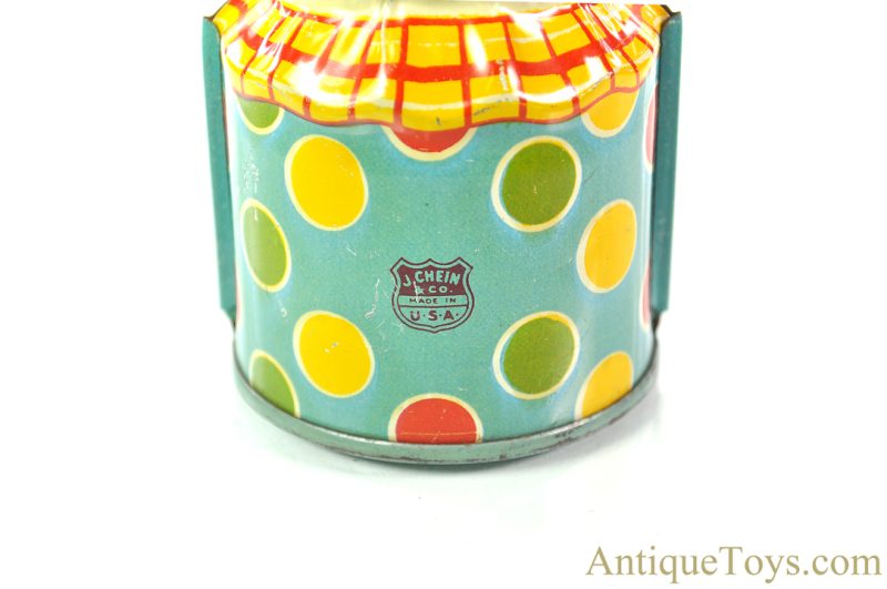 J. Chein Tin Lithographed Mechanical Clown Head Bank <FONT COLOR="ff000 ">*SOLD*</font> - Image 8