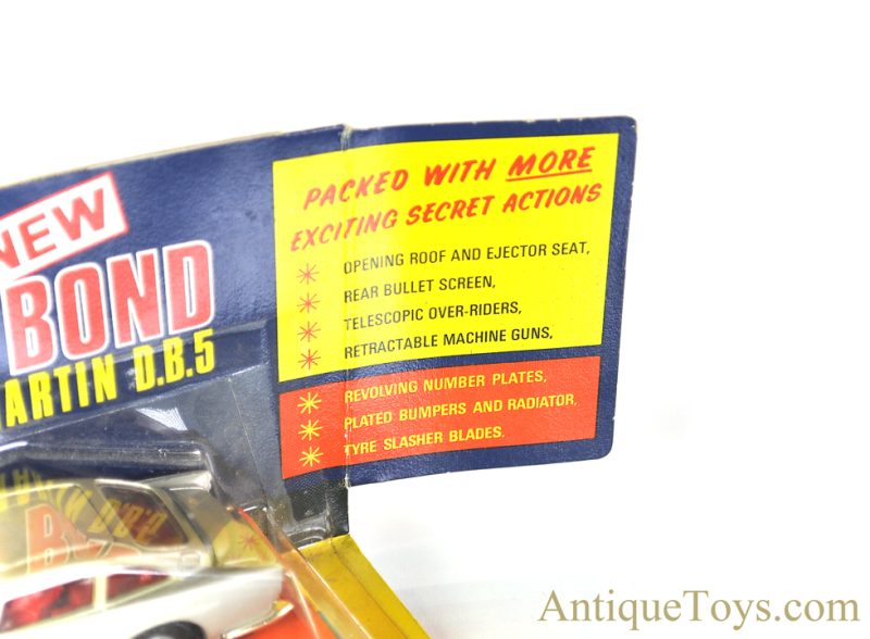 Corgi Toys Playcraft Toys Ltd. Diecast #270 Special Agent 007 "The New James Bond Aston Martin D.B.5" in Box <FONT COLOR="ff000 ">*SOLD*</font> - Image 7