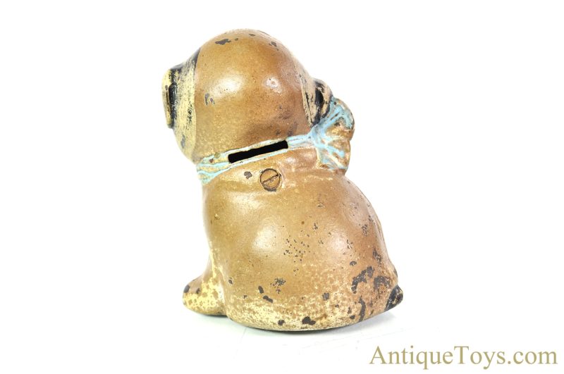 Hubley Cast Iron "Puppo" Boston Terrier Still Penny Coin Bank <FONT COLOR="ff000 ">*SOLD*</font> - Image 4