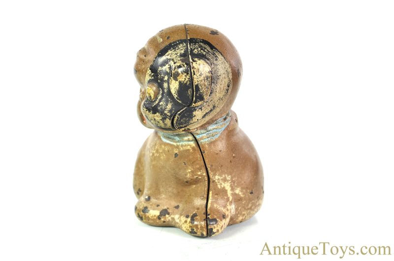 Hubley Cast Iron "Puppo" Boston Terrier Still Penny Coin Bank <FONT COLOR="ff000 ">*SOLD*</font> - Image 5