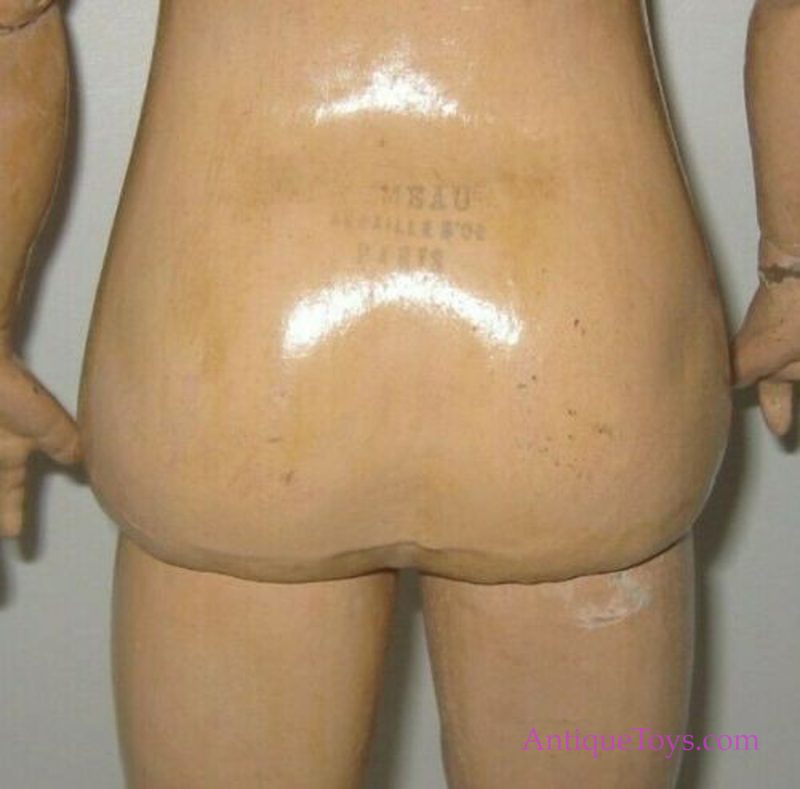 French 1880's Jumeau Tete Depose Bte S.G.D.G Bisque Doll Closed Mouth #DE97 for Sale <FONT COLOR="ff000 ">*SOLD*</font> - Image 3