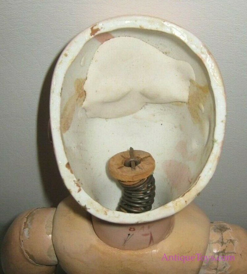 French 1880's Jumeau Tete Depose Bte S.G.D.G Bisque Doll Closed Mouth #DE97 for Sale <FONT COLOR="ff000 ">*SOLD*</font> - Image 5