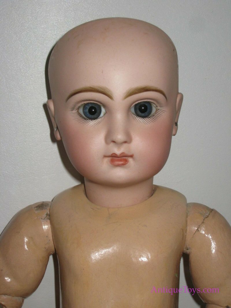 French 1880's Jumeau Tete Depose Bte S.G.D.G Bisque Doll Closed Mouth #DE97 for Sale <FONT COLOR="ff000 ">*SOLD*</font> - Image 7