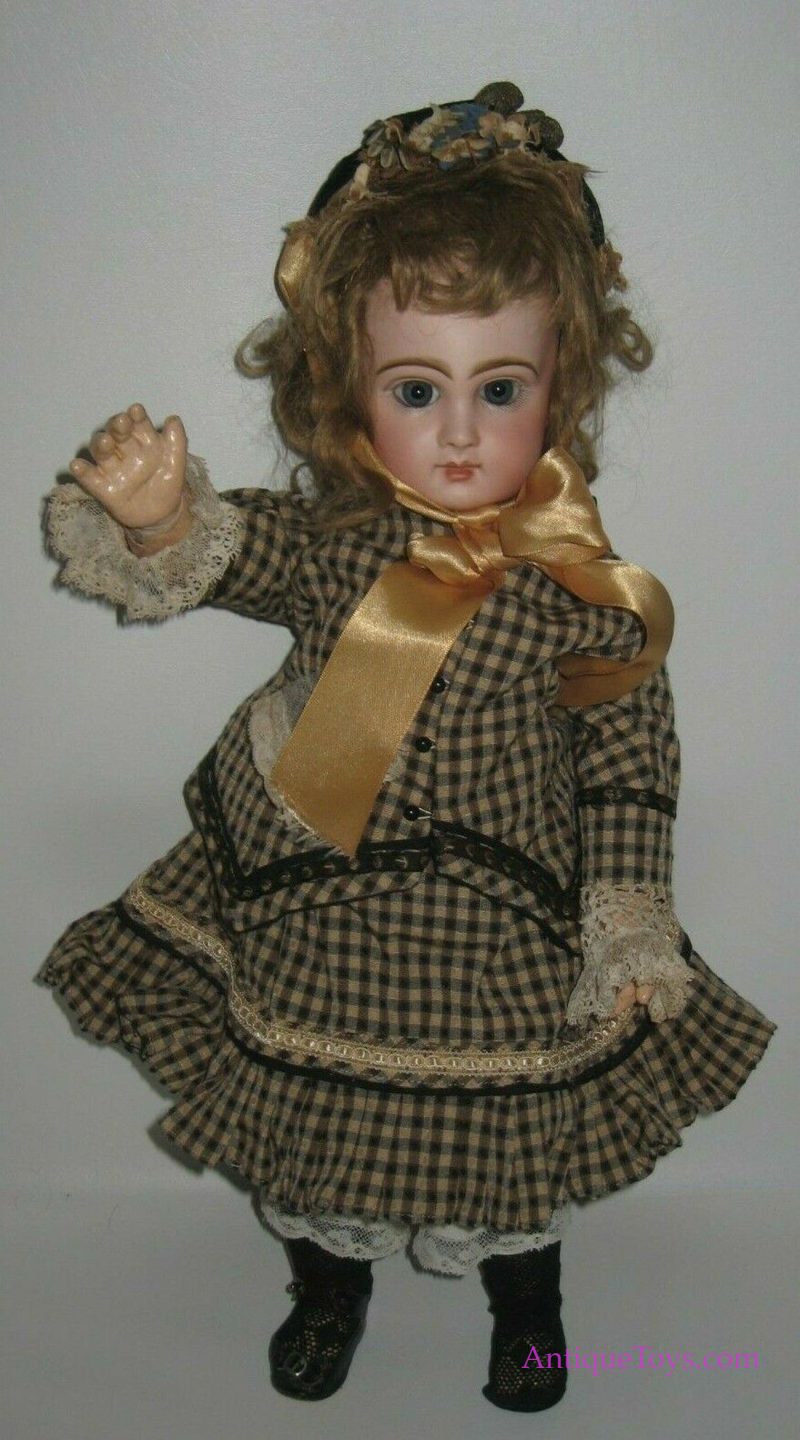 French 1880's Jumeau Tete Depose Bte S.G.D.G Bisque Doll Closed Mouth #DE97 for Sale <FONT COLOR="ff000 ">*SOLD*</font> - Image 10