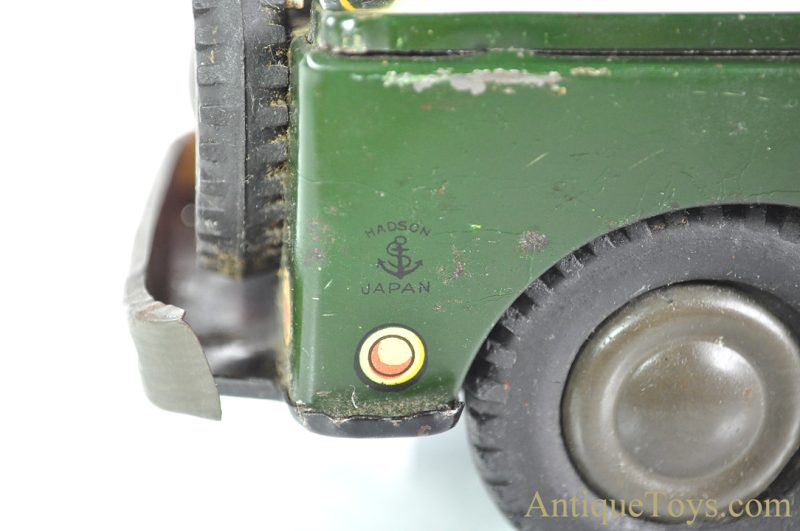 Nomura (TN) Hadson Early 1950's Sears Tin Lithographed Friction Airforce Jeep Japanese Toy <FONT COLOR="ff000 ">*SOLD*</font> - Image 6