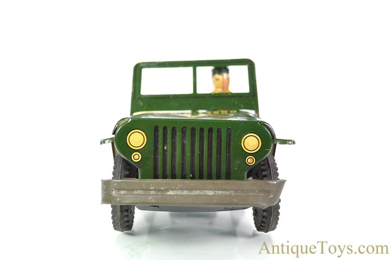 Nomura (TN) Hadson Early 1950's Sears Tin Lithographed Friction Airforce Jeep Japanese Toy <FONT COLOR="ff000 ">*SOLD*</font> - Image 7