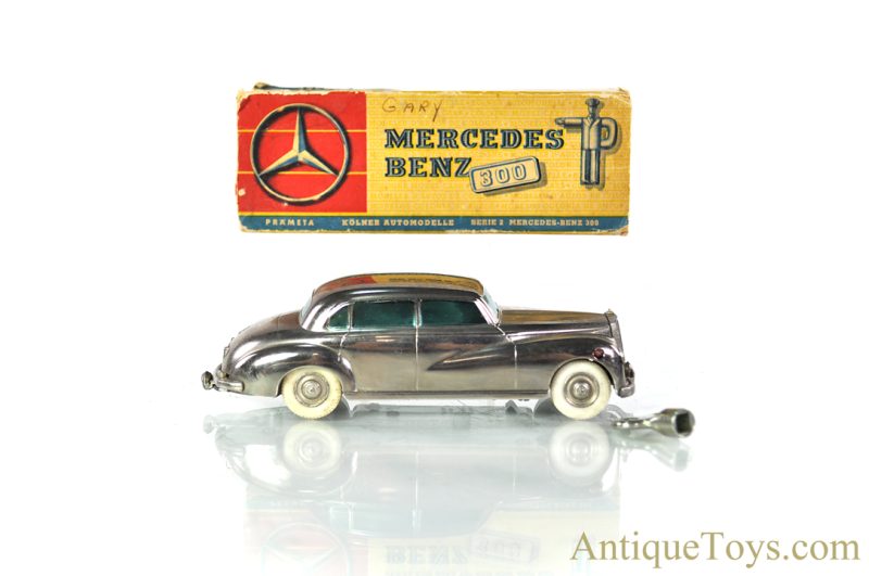 Prameta Kolner Automodelle Windup Diecast Series 2 Mercedes Benz 300 in Box West German Toy <FONT COLOR="ff000 ">*SOLD*</font>