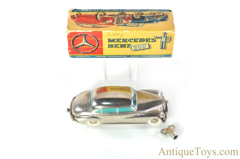 Prameta Kolner Automodelle Windup Diecast Series 2 Mercedes Benz 300 in Box West German Toy <FONT COLOR="ff000 ">*SOLD*</font> - Image 8