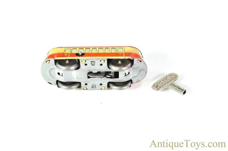 Technofix Tin Lithographed Windup "Mountain Express" in Box German Toy <FONT COLOR="ff000 ">*SOLD*</font> - Image 6