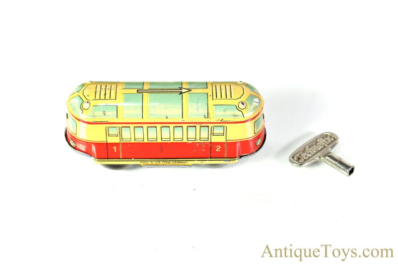 Technofix Tin Lithographed Windup "Mountain Express" in Box German Toy <FONT COLOR="ff000 ">*SOLD*</font> - Image 4