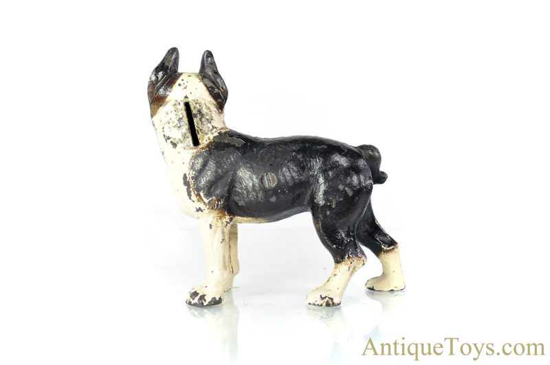 Vindex ca. 1931 no. 61 Cast Iron Boston Bull Terrier Penny Coin Still Bank <FONT COLOR="ff000 ">*SOLD*</font> - Image 3