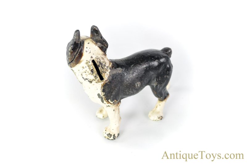 Vindex ca. 1931 no. 61 Cast Iron Boston Bull Terrier Penny Coin Still Bank <FONT COLOR="ff000 ">*SOLD*</font> - Image 5
