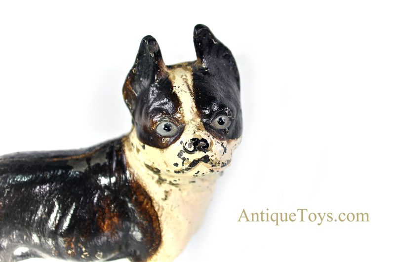 Vindex ca. 1931 no. 61 Cast Iron Boston Bull Terrier Penny Coin Still Bank <FONT COLOR="ff000 ">*SOLD*</font> - Image 6