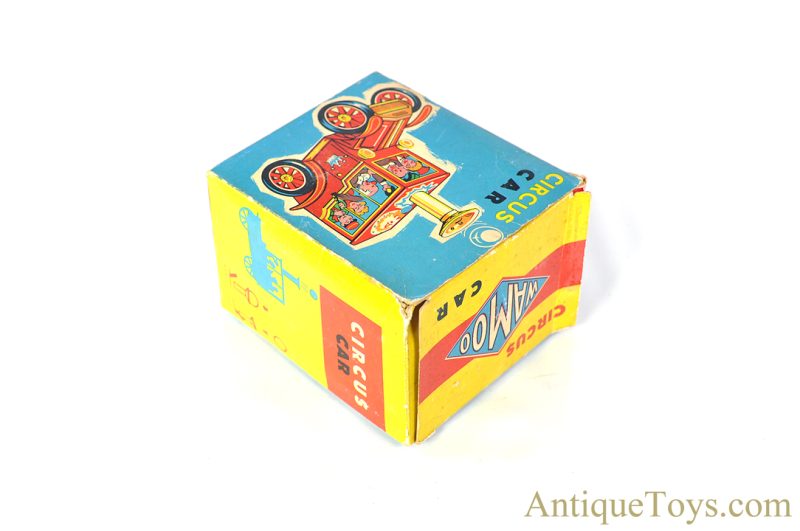 Wamoo Yoshiya (KO) Tin Lithographed Windup "Circus Car" in Box <FONT COLOR="ff000 ">*SOLD*</font> - Image 10