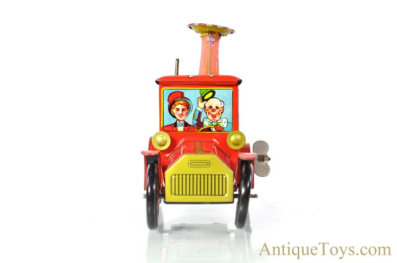Wamoo Yoshiya (KO) Tin Lithographed Windup "Circus Car" in Box <FONT COLOR="ff000 ">*SOLD*</font> - Image 6