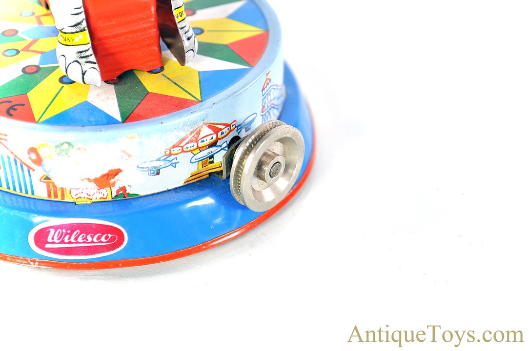 Wilesco Tin Lithographed M72 Live Steam Engine Driven Elephant with Ball Roundabout Toy <FONT COLOR="ff000 ">*SOLD*</font> - Image 8