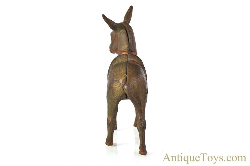 A.C. Williams ca. 1920's Cast Iron Donkey Penny Coin Still Bank <FONT COLOR="ff000 ">*SOLD*</font> - Image 4