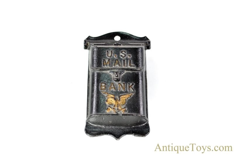 A.C. Williams Cast Iron U.S. Mail Hanging Mailbox Still Penny Coin Bank <FONT COLOR="ff000 ">*SOLD*</font>