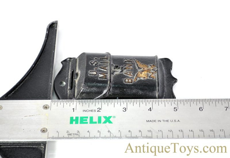A.C. Williams Cast Iron U.S. Mail Hanging Mailbox Still Penny Coin Bank <FONT COLOR="ff000 ">*SOLD*</font> - Image 4