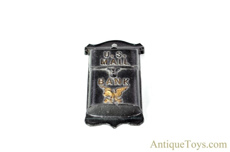 A.C. Williams Cast Iron U.S. Mail Hanging Mailbox Still Penny Coin Bank <FONT COLOR="ff000 ">*SOLD*</font> - Image 2
