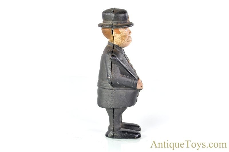 Grey Iron/A.C. Williams Cast Iron Mulligan the Cop Penny Coin Still Bank Reproduction <FONT COLOR="ff000 ">*SOLD*</font> - Image 5
